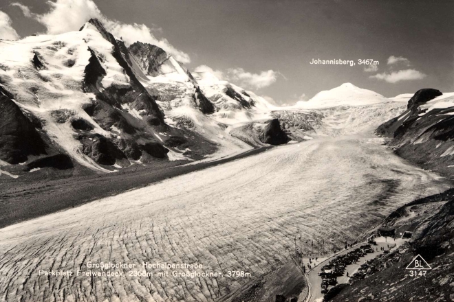 Pasterze, Großglockner in 1938. Foto: Gletscherarchiv Gesellschaft für ökologische Forschung
